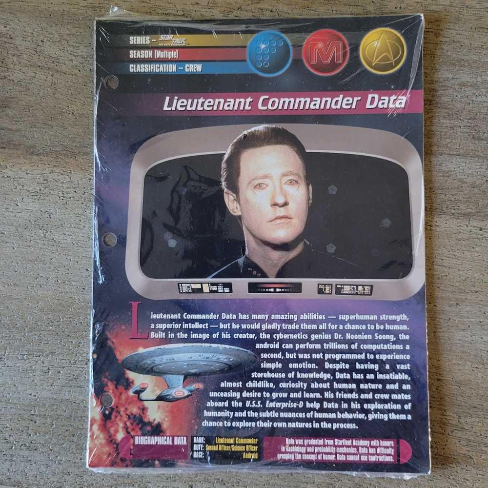 Star Trek Universe 1997 Binder Dividers Sealed